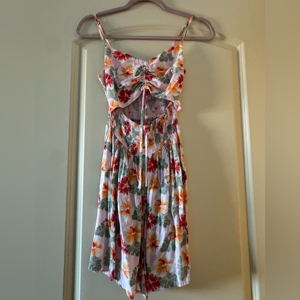 - hollister floral romper